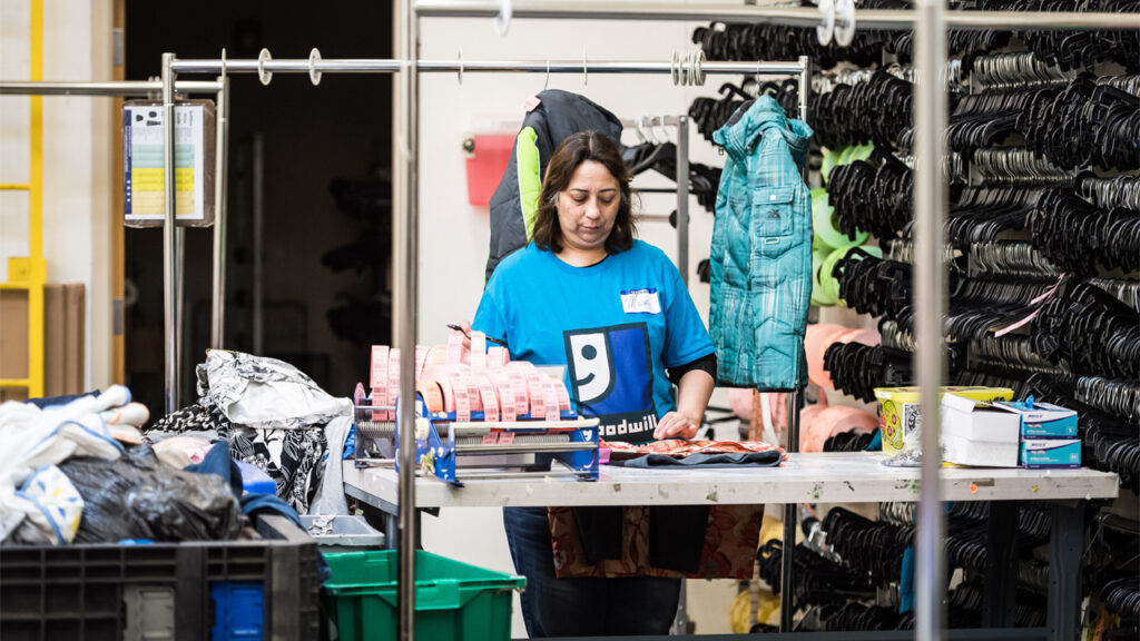 Behind the Scenes: Sorting donations at Goodwill