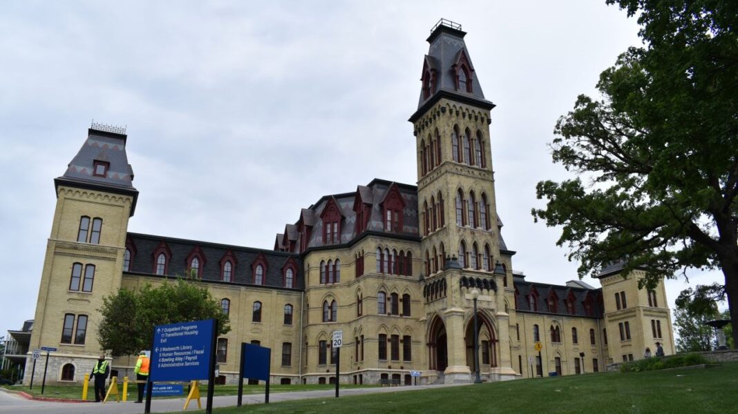 Old Main building at the Soldiers Home in Milwaukee.