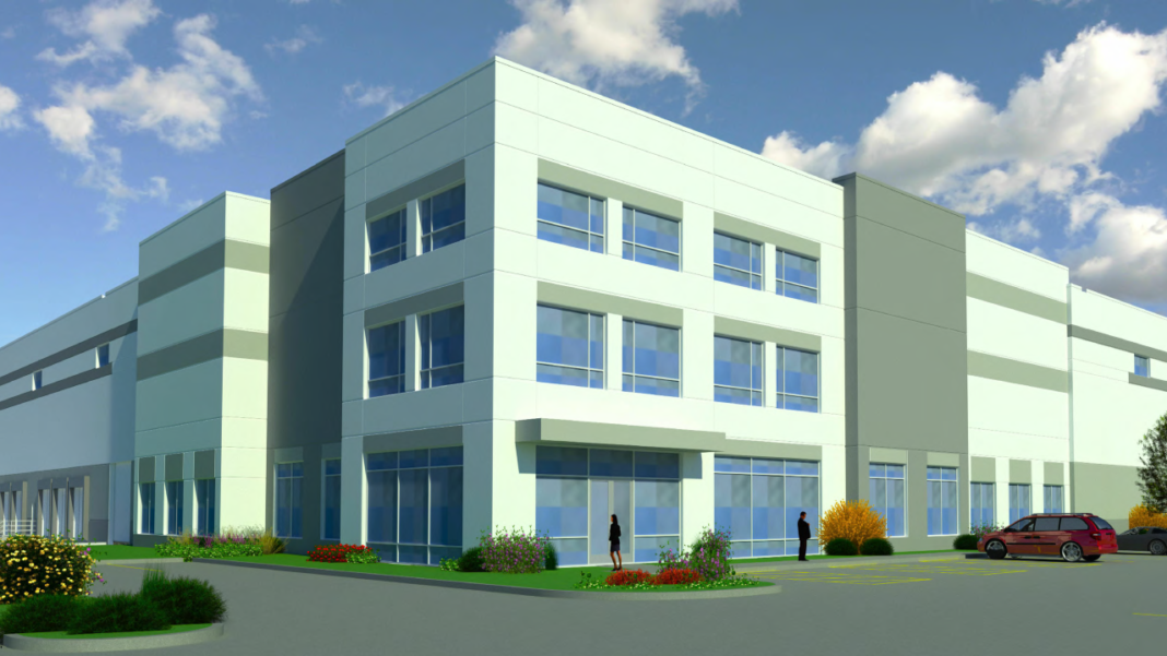 HSA Commercial's proposed Somers warehouse. Rendering: Partners in Design