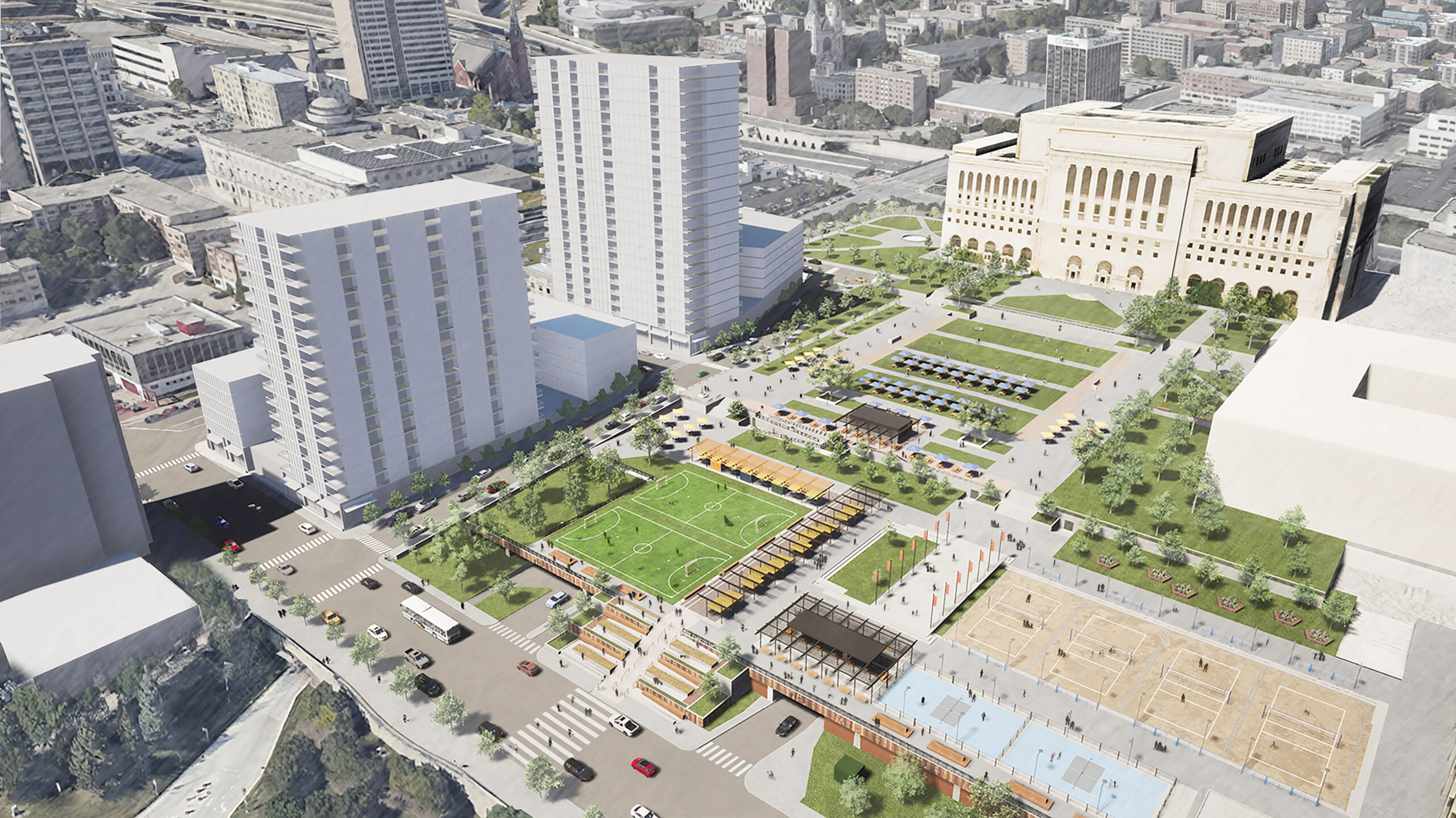 Downtown Draft Plan Envisions Housing Recreation Spaces For Current   MKEDTP MacArthur Square Small Scaled 