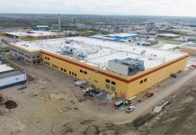 Palermo’s new production plant under construction in West Milwaukee.