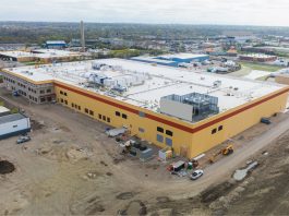 Palermo’s new production plant under construction in West Milwaukee.