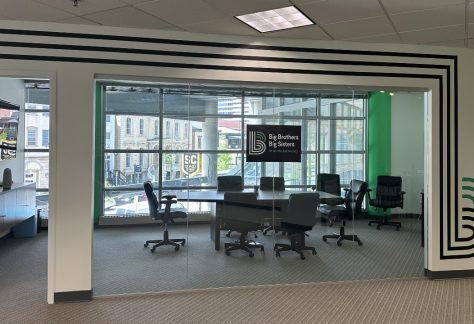 Inside Big Brothers Big Sisters of Metro Milwaukee's new office space at 770 N. Jefferson St. in Milwaukee. Photo credit: Big Brothers Big Sisters of Metro Milwaukee