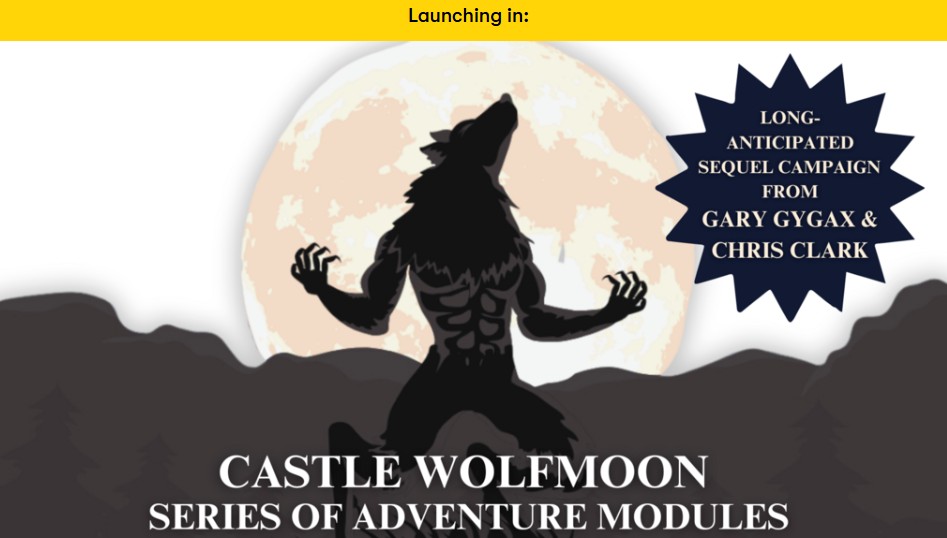 The Kickstarter campaign for the third installment of Castle Wolfmoon has been postponed.
