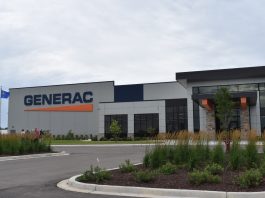 Generac's Beaver Dam facility is located at Kellom Road and Tower Drive. Photo by Ashley Smart/BizTimes Media staff.