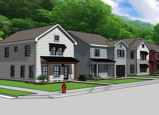 A rendering of Habitat for Humanity of Racine & Kenosha Counties' planned Herrick Village development. Submitted by Habitat for Humanity of Racine & Kenosha Counties.