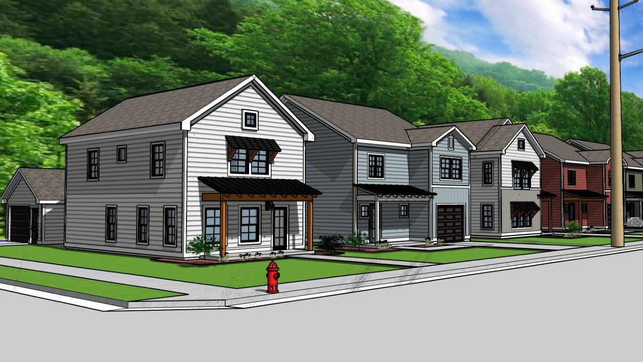 HabitatforHumanityofRacineandKenosha-herrickvillage-07222025 A rendering of Habitat for Humanity of Racine & Kenosha Counties' planned Herrick Village development. Submitted by Habitat for Humanity of Racine & Kenosha Counties.