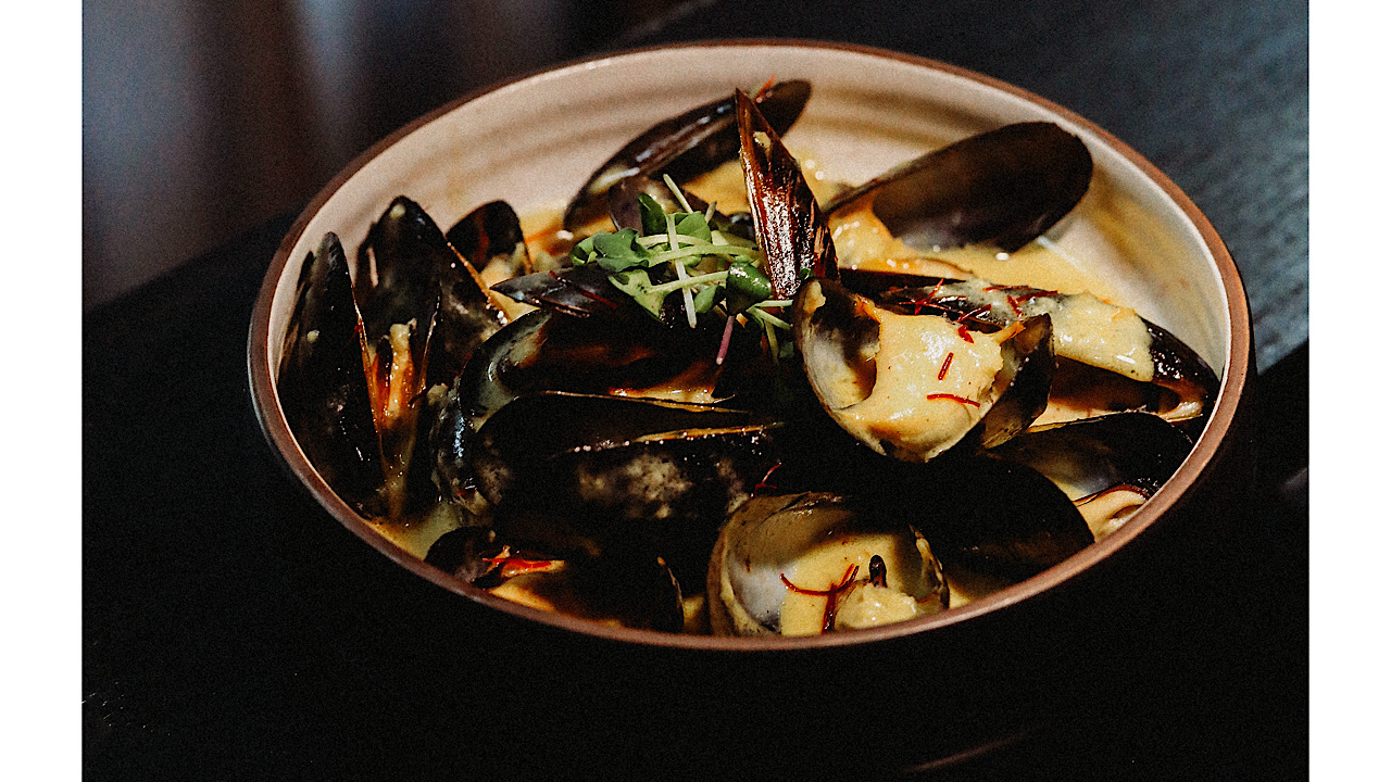 Saffron Mussels at The Conroy. Photo credit: Volante Group