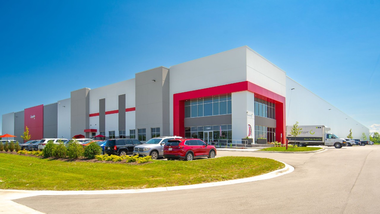 Saputo's recently opened facility in Caledonia. Image from Zilber Property Group