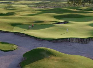 Rendering of 14-hole golf course planned at Blackwolf Run.