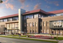 A rendering of Carroll University's planned Sullivan School of Business, Engineering and Technology. Credit: Carroll University