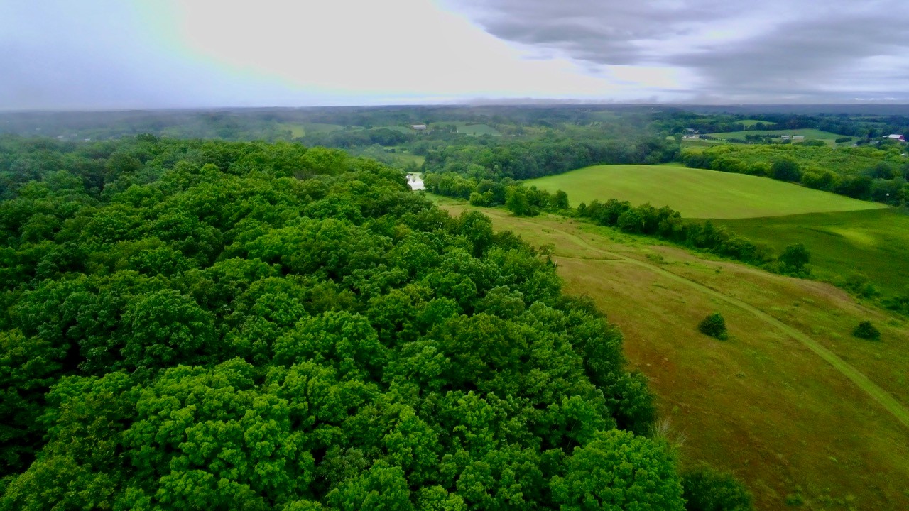 Aerial photo of the Kettle Forge site near Ashippun.