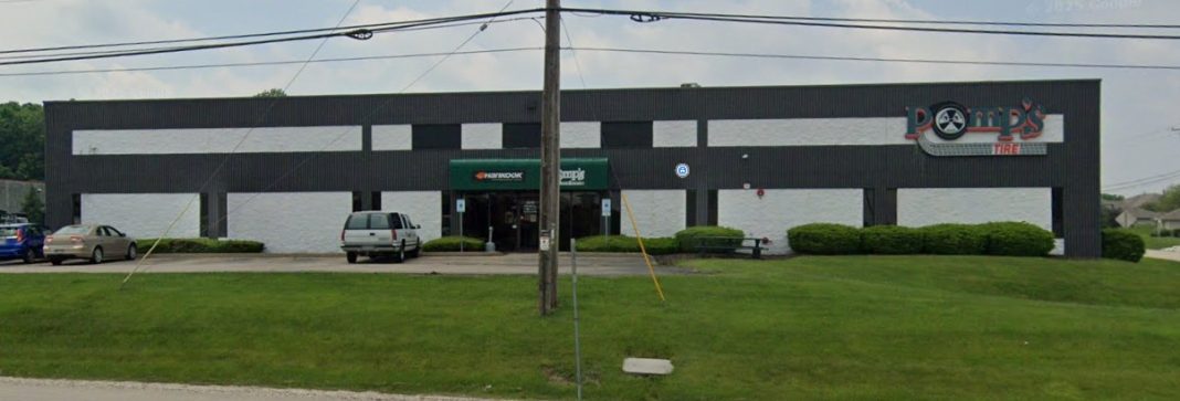 The Pomp’s Tire Service facility in New Berlin. Image courtesy of Google Maps.