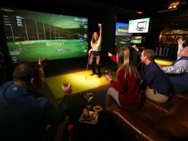 A Topgolf suite. Submitted image.