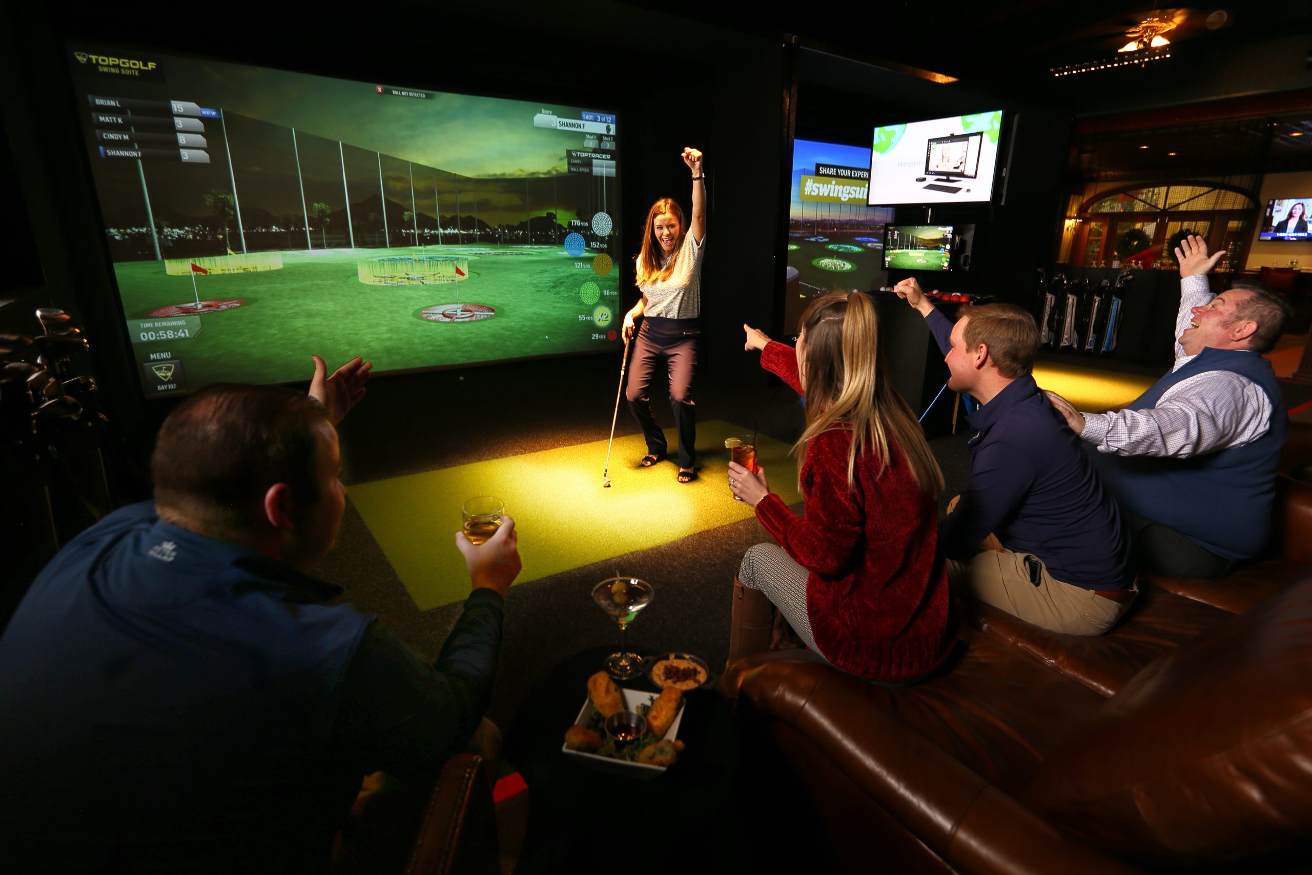 A Topgolf suite. Submitted image.