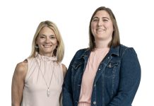 Julie Granger, president of Junior Achievement of Wisconsin, and Betsy McGinnity, director of school leadership for 3DE by Junior Achievement.