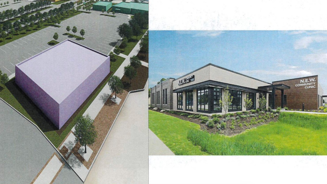 The medical service provider building. Rendering from Cream City Real Estate Investments
