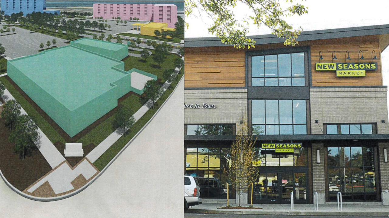 The retail/restaurant building. Rendering from Cream City Real Estate Investments