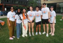 The BrandLab interns in Milwaukee took part in a wellness event this year to prepare them for their upcoming internships.
