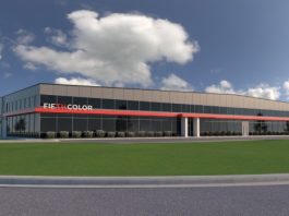 Rendering of FifthColor's expanded headquarters in Sheboygan Falls.
