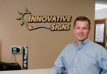 Innovative Signs president and owner Chad Schultz.