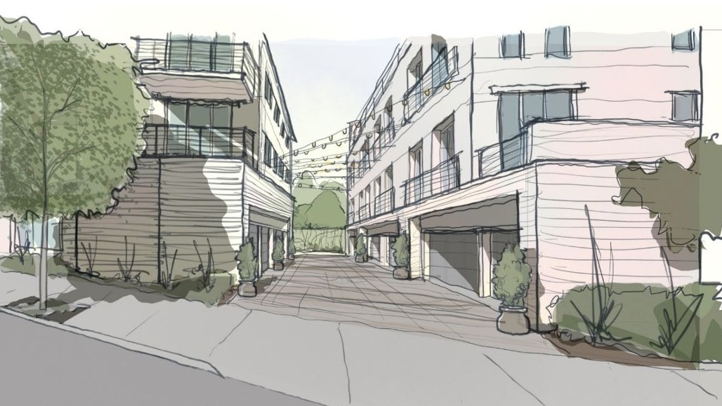 JJH3group's proposal. Drawing from Galbraith Carnahan Architects
