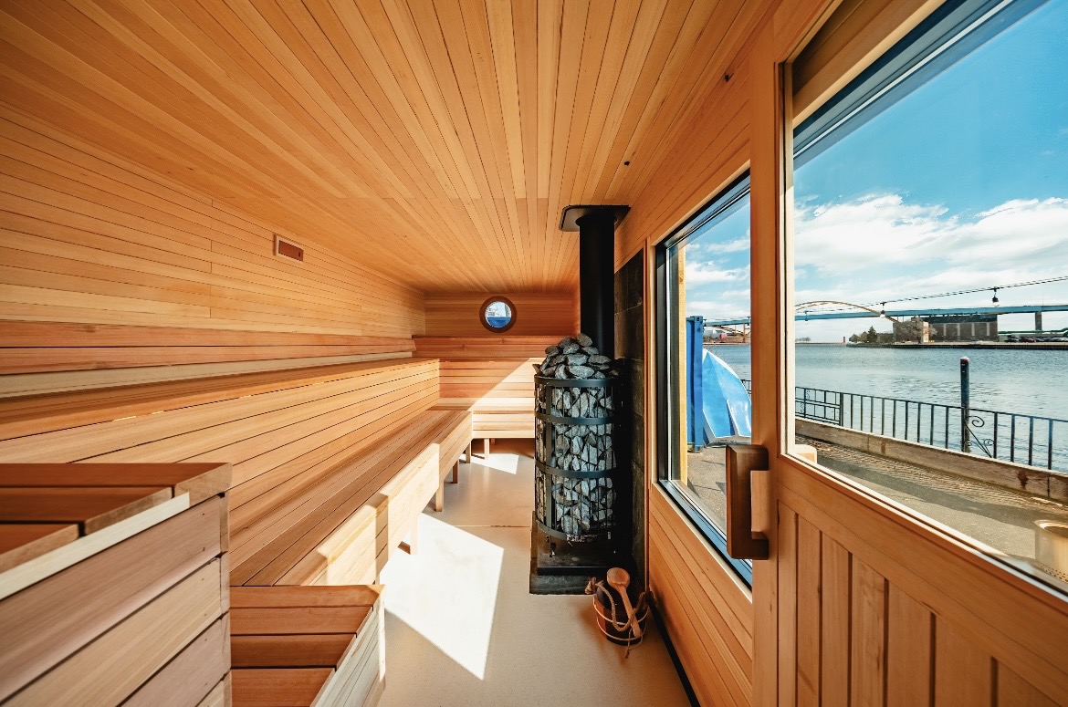 New sauna, cold plunge concept now open in Milwaukee’s Harbor District
