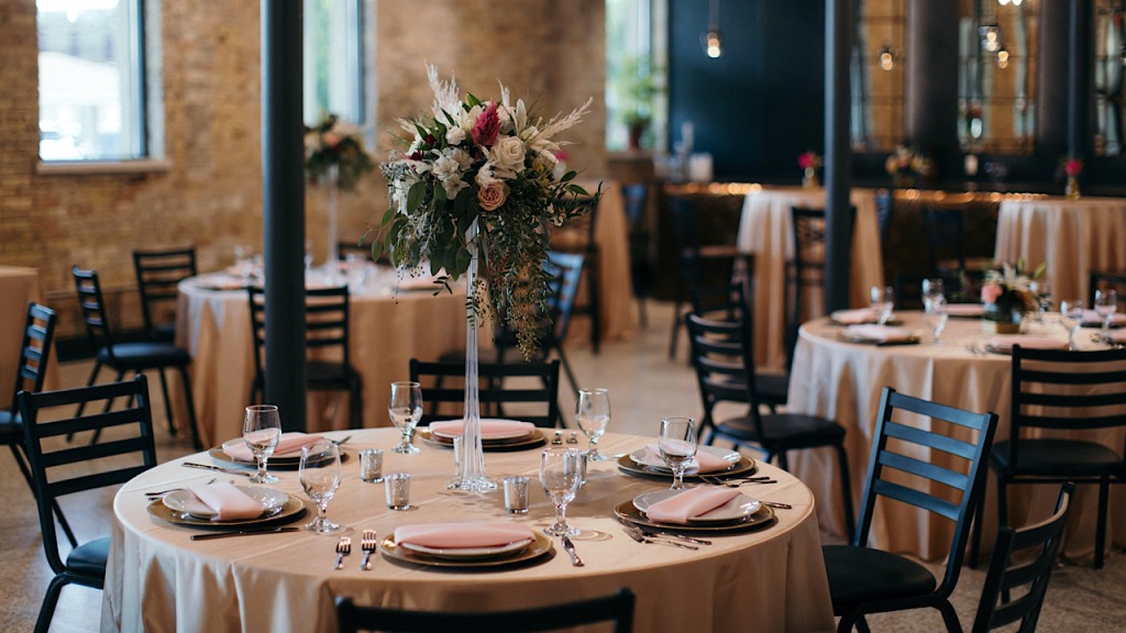 The 1893 Ballroom at the Bucyrus Club & Event Center in South Milwaukee.
