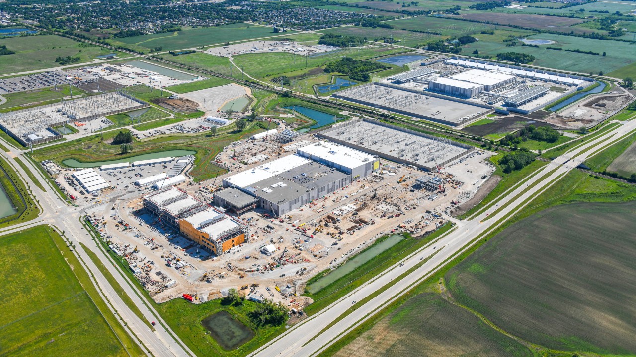 Microsoft completes construction for its first Mount Pleasant data center