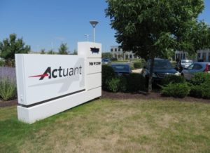 The Actuant headquarters in Menomonee Falls.