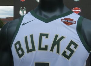 milwaukee bucks jersey with harley logo