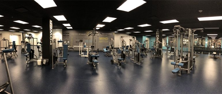 Acuity employees have access to a workout room at the company headquarters.