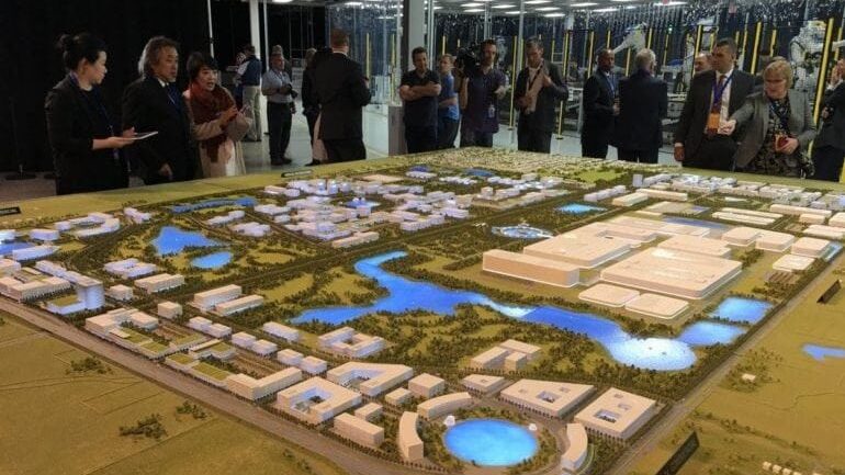 Foxconn campus model