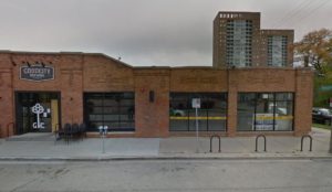 Good City Brewing is seeking an MEDC loan to expand into the space south of its current brewery. Source: Google.