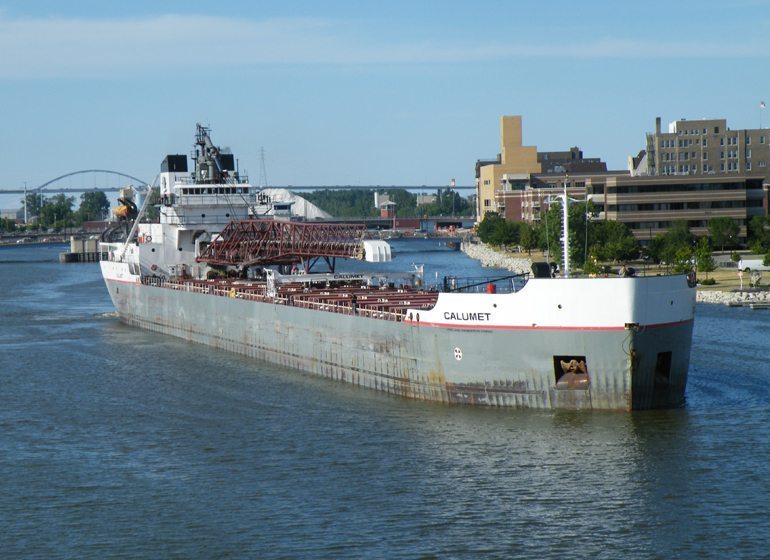 Raw materials arrive in Wisconsin via large ships through the state’s ports. The Port of Green Bay handled more than 2 million tons in 2015 and is the second busiest port in the state.