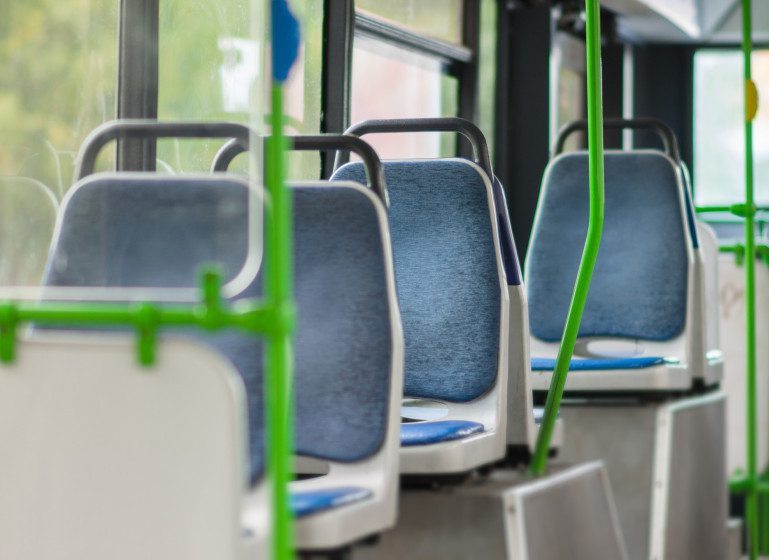 city bus inside