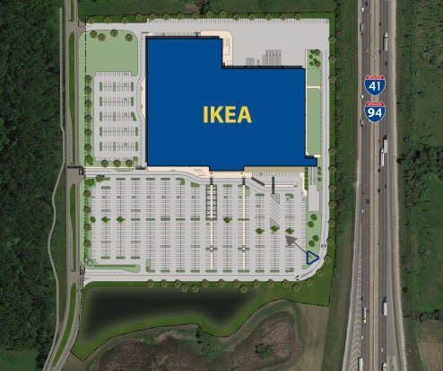 IKEA Oak Creek WI Site Plan