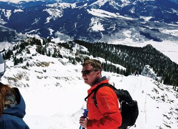 Blair Williams hikes up Crested Butte in Colo.