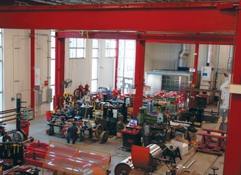 Taylor Dynamometer’s facility in the Menomonee Valley was built with employees in mind. That includes placing an emphasis on having plenty of natural light coming in.