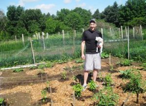 Tim Gaedtke, 36, started gardening on a plot at the Firefly Ridge Community Garden in Wauwatosa two years ago.