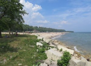 Bradford Beach in Milwaukee