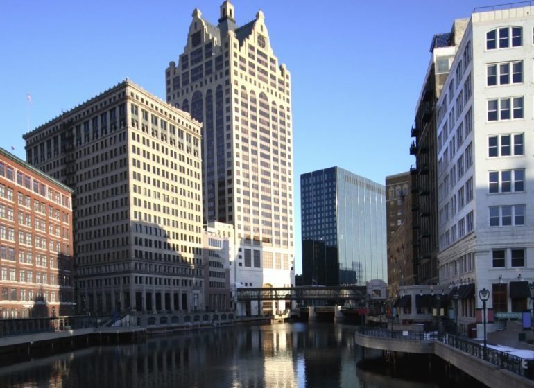 Milwaukee Riverfront Skyline