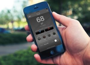 Telkonet’s EcoManage app allows users to alter the temperature of their residence remotely on their smartphone.