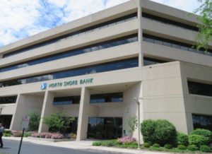 The North Shore Bank headquarters in Brookfield.