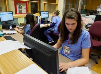 Milwaukee County Behavioral Health Division nurses Lauren Gardner, Jessica Saldivar and Monica Fenelon.