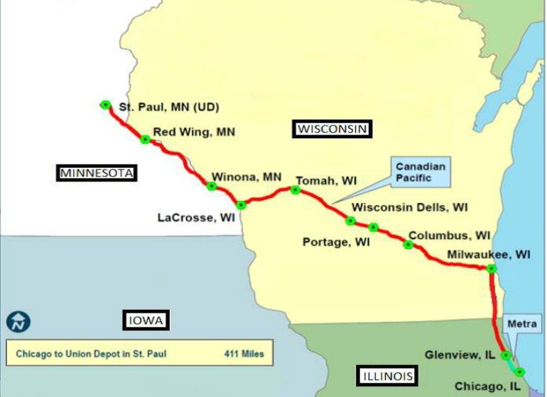 Twin Cities Milwaukee Chicago rail proposal moving forward