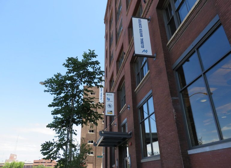 The Global Water Center building in Walker’s Point.