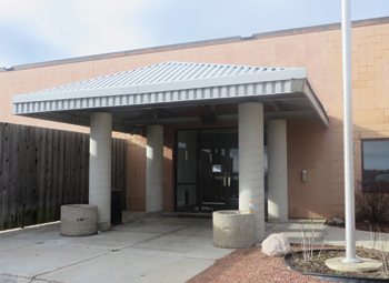 Entrance to the new Milwaukee Sting facility at N54 W13901 Woodale Drive in Menomonee Falls. 