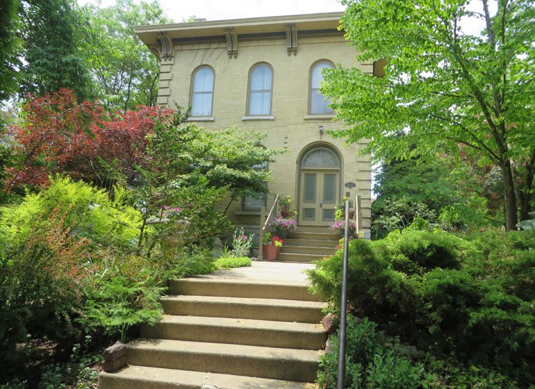 A historic home in Brewers Hill. 