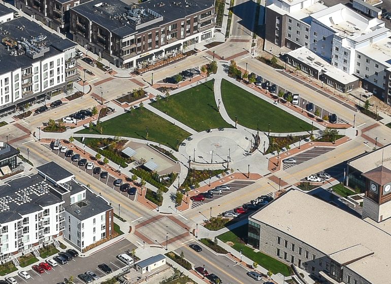 Bird’s Eye View Drexel Town Square